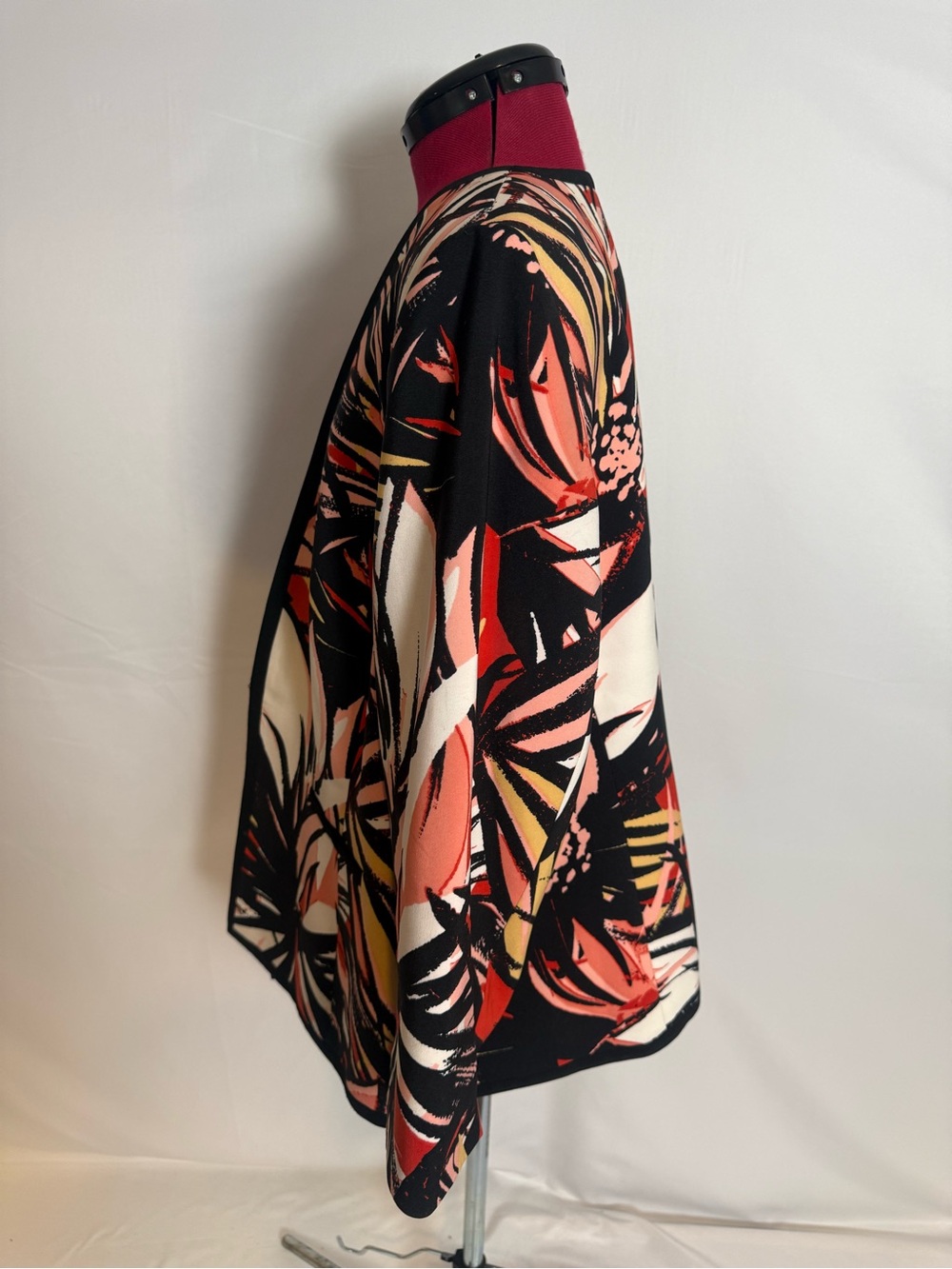 Kasper Open-Front Jacket Women Size 18W Multi-Colored Floral Pattern 3/4 Sleeve - Picture 13 of 13